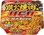 日清焼そばU.F.O.　極太まぜそば　炭火焼肉味