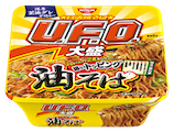 日清焼そばU.F.O.　大盛 追いトッピング油そば